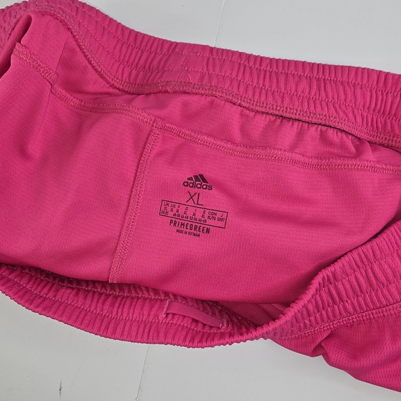 Adidas Women's Pacer 3-Stripes Pink Athletic Gym Shorts Size XL K-2423 - Picture 8 of 12